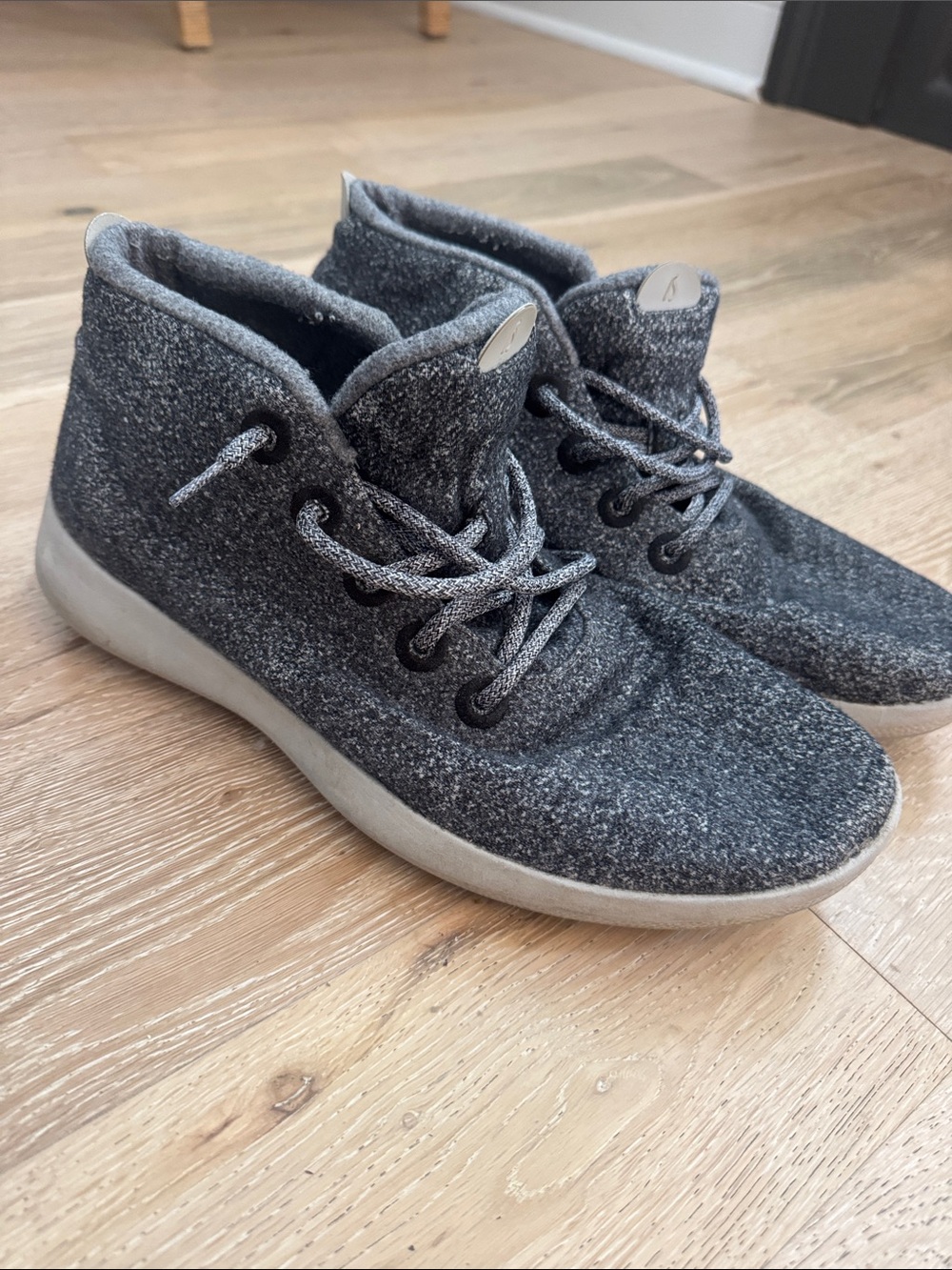 allbirds Charcoal Wool Chukka Sneakers